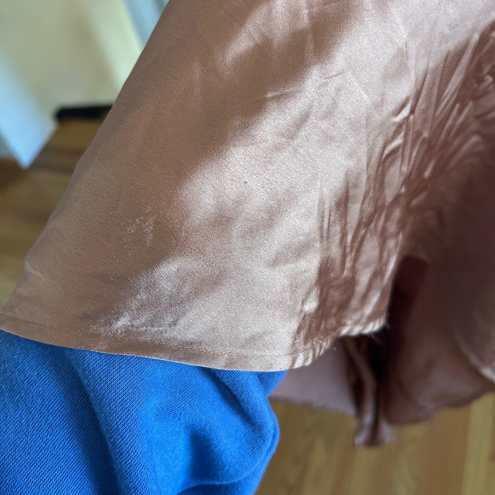 SMYM Jasmine Halter Maxi Dress in Copper Luxe Satin - Picture 10 of 11